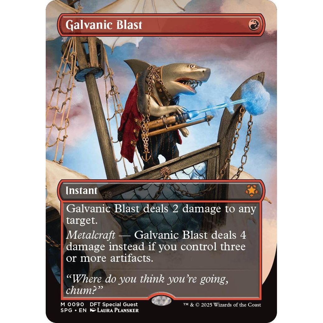 Image for Galvanic Blast (Borderless) (90) (SPG) - Magic: The Gathering