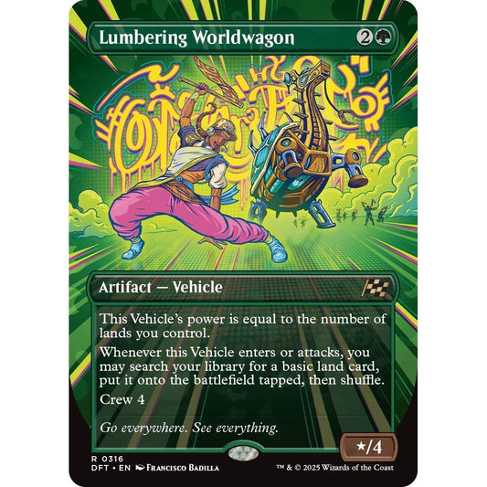 Image for Lumbering Worldwagon (Borderless) (316) (DFT) - Magic: The Gathering