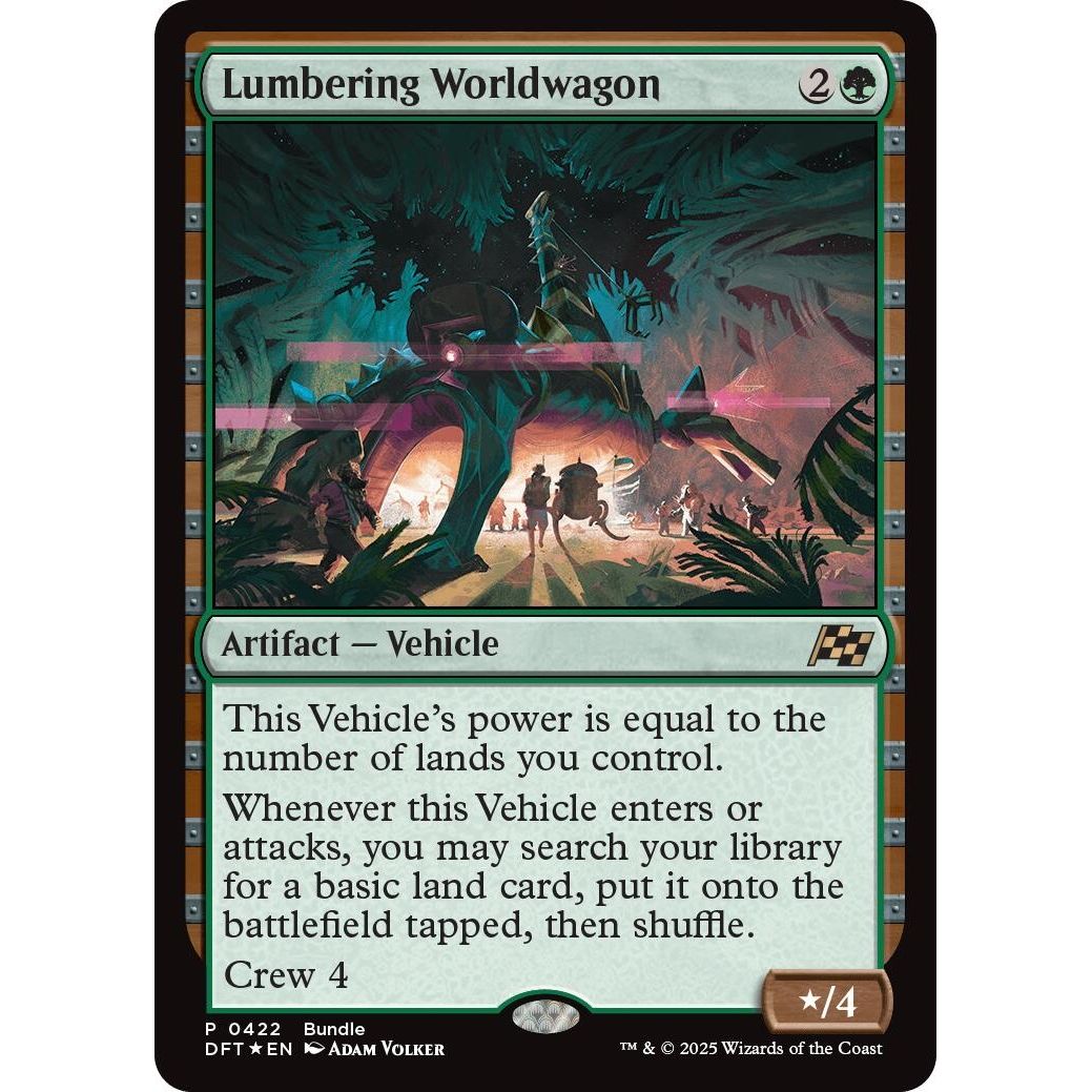 Image for Lumbering Worldwagon (DFT Bundle) (422) (UMP) - Magic: The Gathering