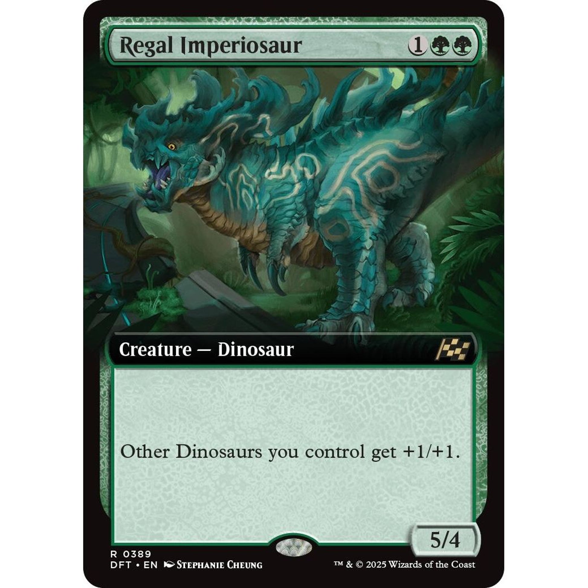 Image for Regal Imperiosaur (Extended Art) (389) (DFT) - Magic: The Gathering