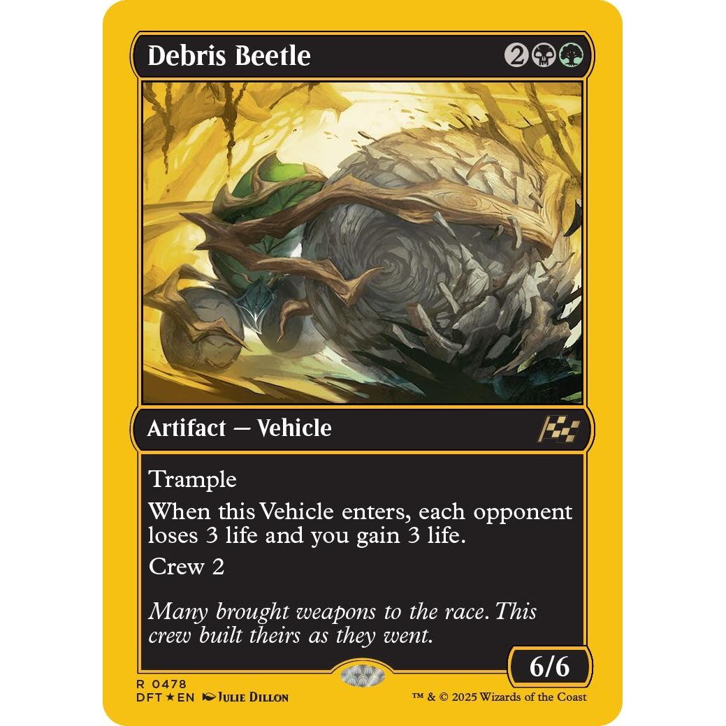 Image for Debris Beetle (First-Place Foil) (478) (DFT) - Magic: The Gathering