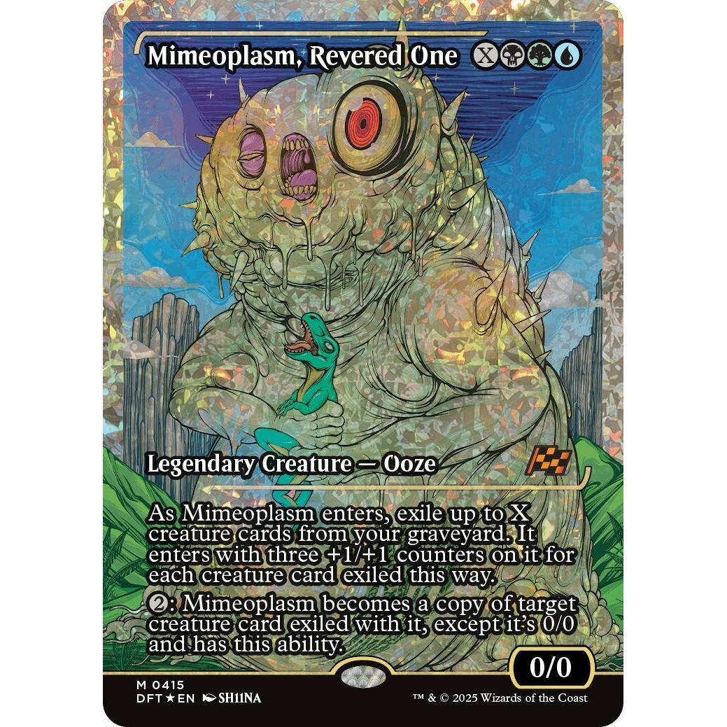 Image for Mimeoplasm, Revered One (Showcase) (Fracture Foil) (415) (DFT) - Magic: The Gathering