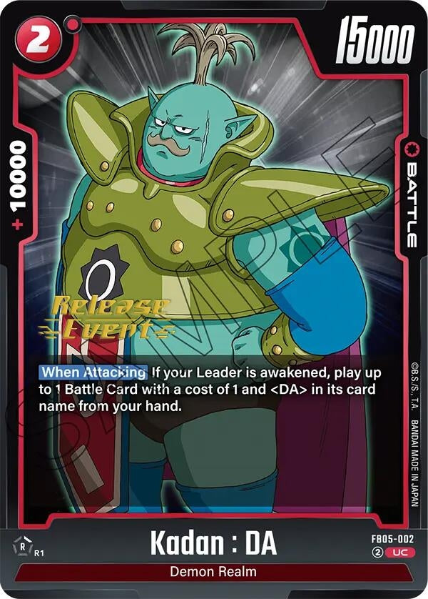 Image for Kadan : DA (FB05-002) (FB05_PR) - Dragon Ball Super: Fusion World