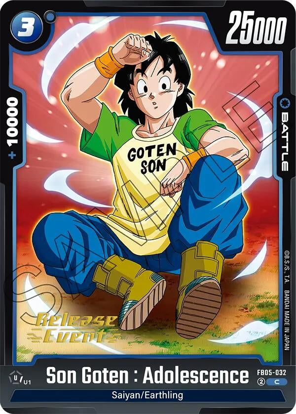 Image for Son Goten : Adolescence (FB05-032) (FB05_PR) - Dragon Ball Super: Fusion World