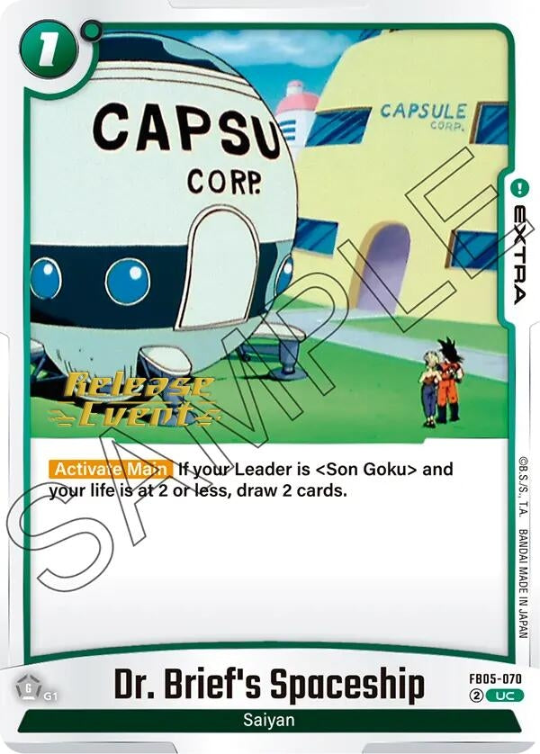 Image for Dr. Brief's Spaceship (FB05-070) (FB05_PR) - Dragon Ball Super: Fusion World