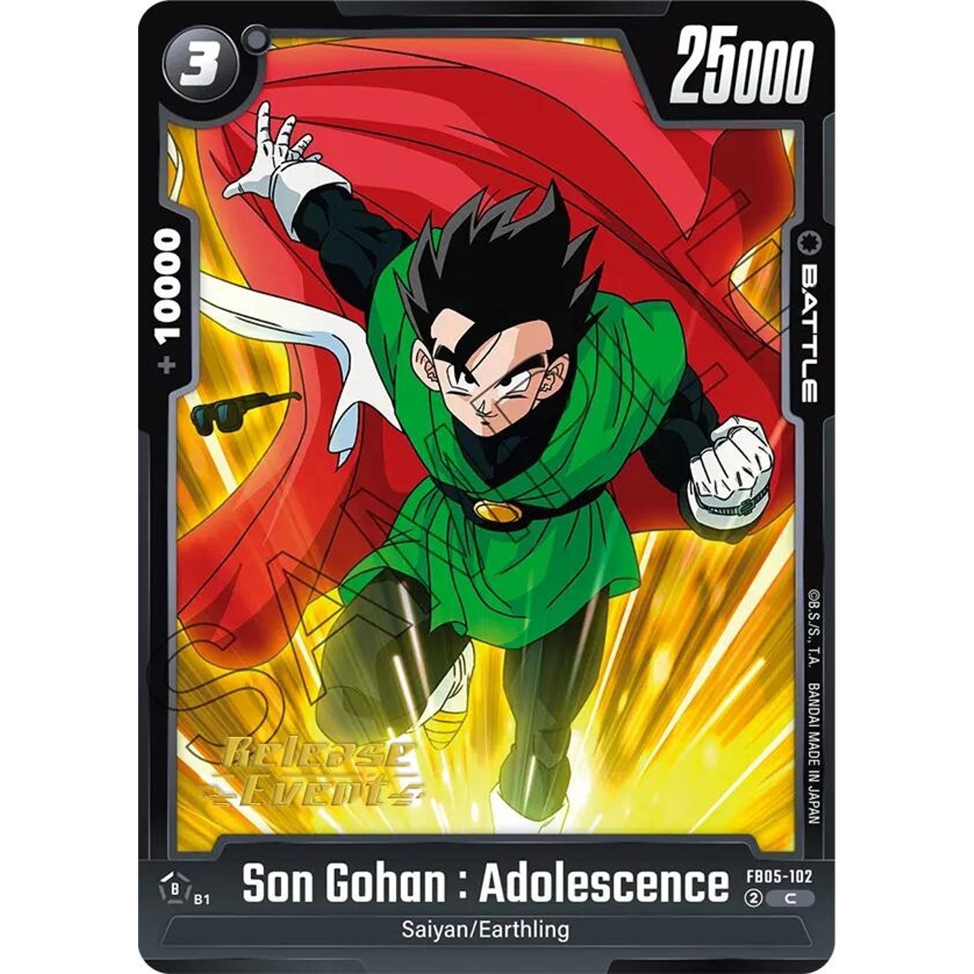 Image for Son Gohan : Adolescence - FB05-102 (FB05-102) (FB05_PR) - Dragon Ball Super: Fusion World