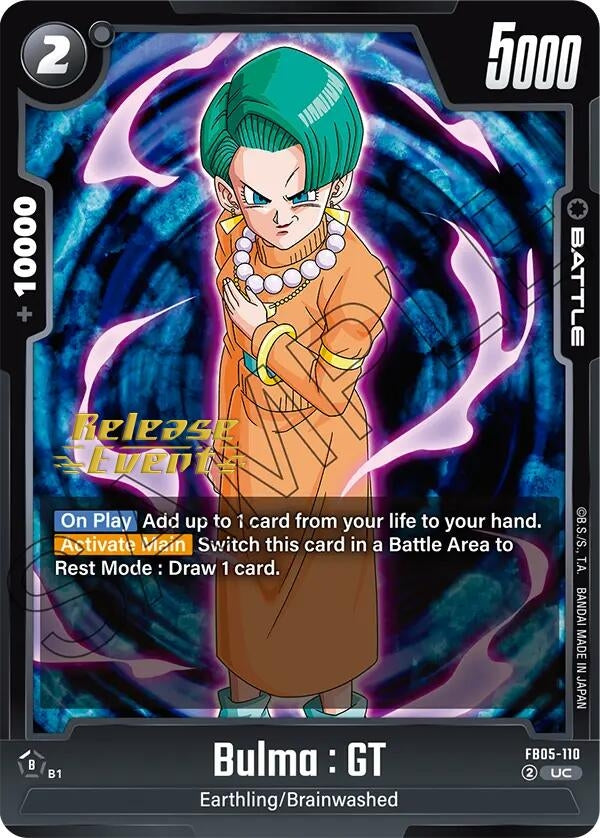 Image for Bulma : GT (FB05-110) (FB05_PR) - Dragon Ball Super: Fusion World