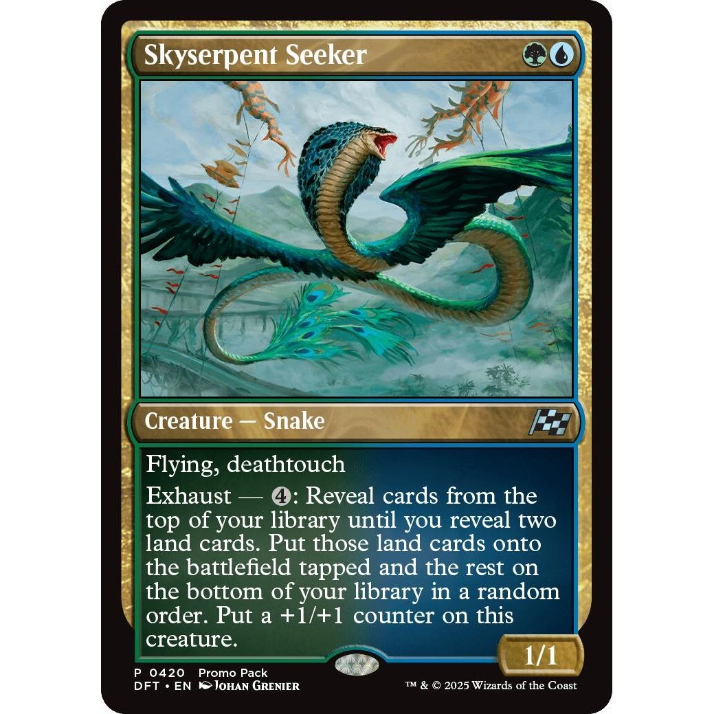 Image for Skyserpent Seeker (420) (PPDFT) - Magic: The Gathering