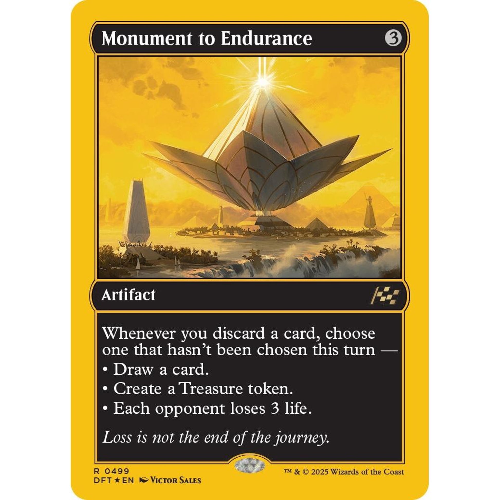 Image for Monument to Endurance (First-Place Foil) (499) (DFT) - Magic: The Gathering