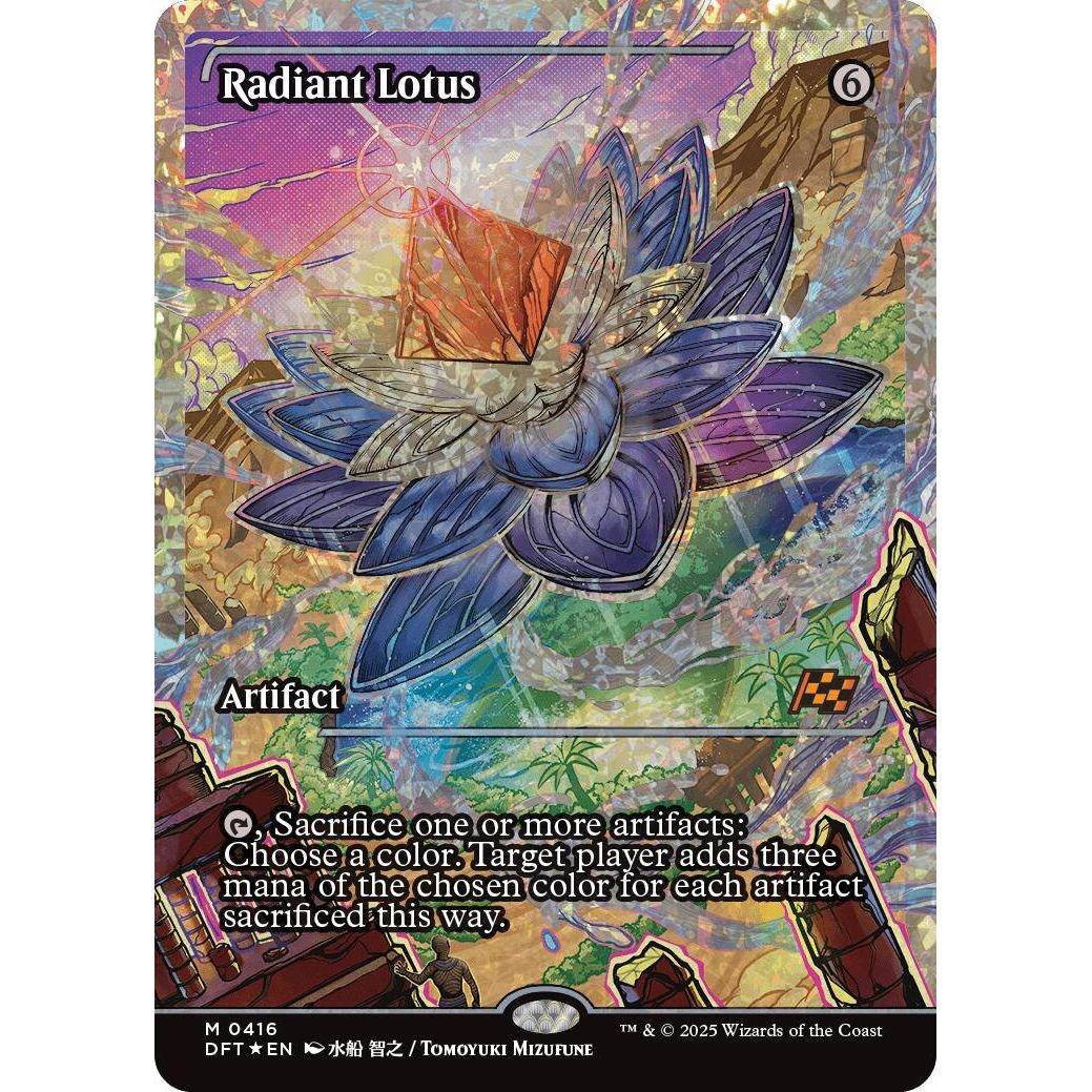 Image for Radiant Lotus (Showcase) (Fracture Foil) (416) (DFT) - Magic: The Gathering