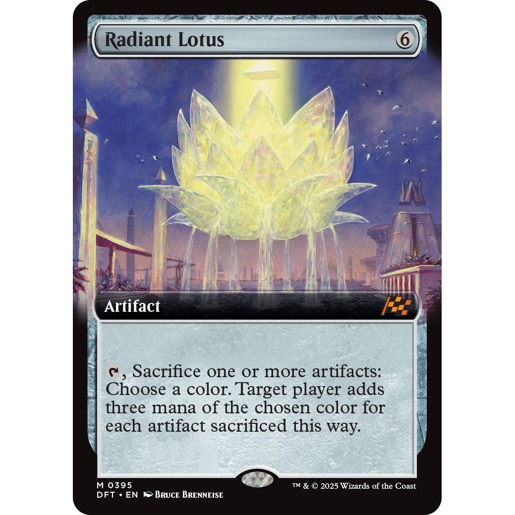 Image for Radiant Lotus (Extended Art) (395) (DFT) - Magic: The Gathering