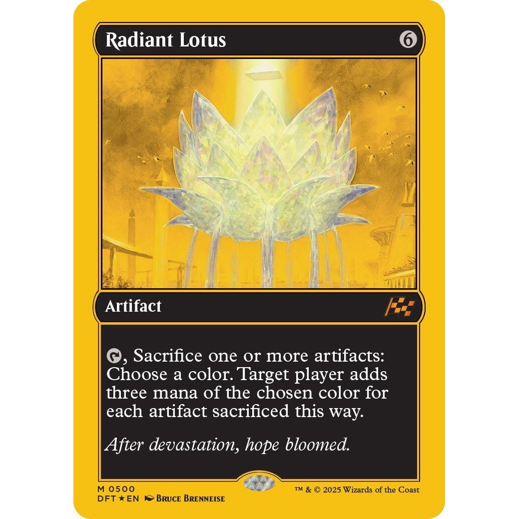 Image for Radiant Lotus (First-Place Foil) (500) (DFT) - Magic: The Gathering