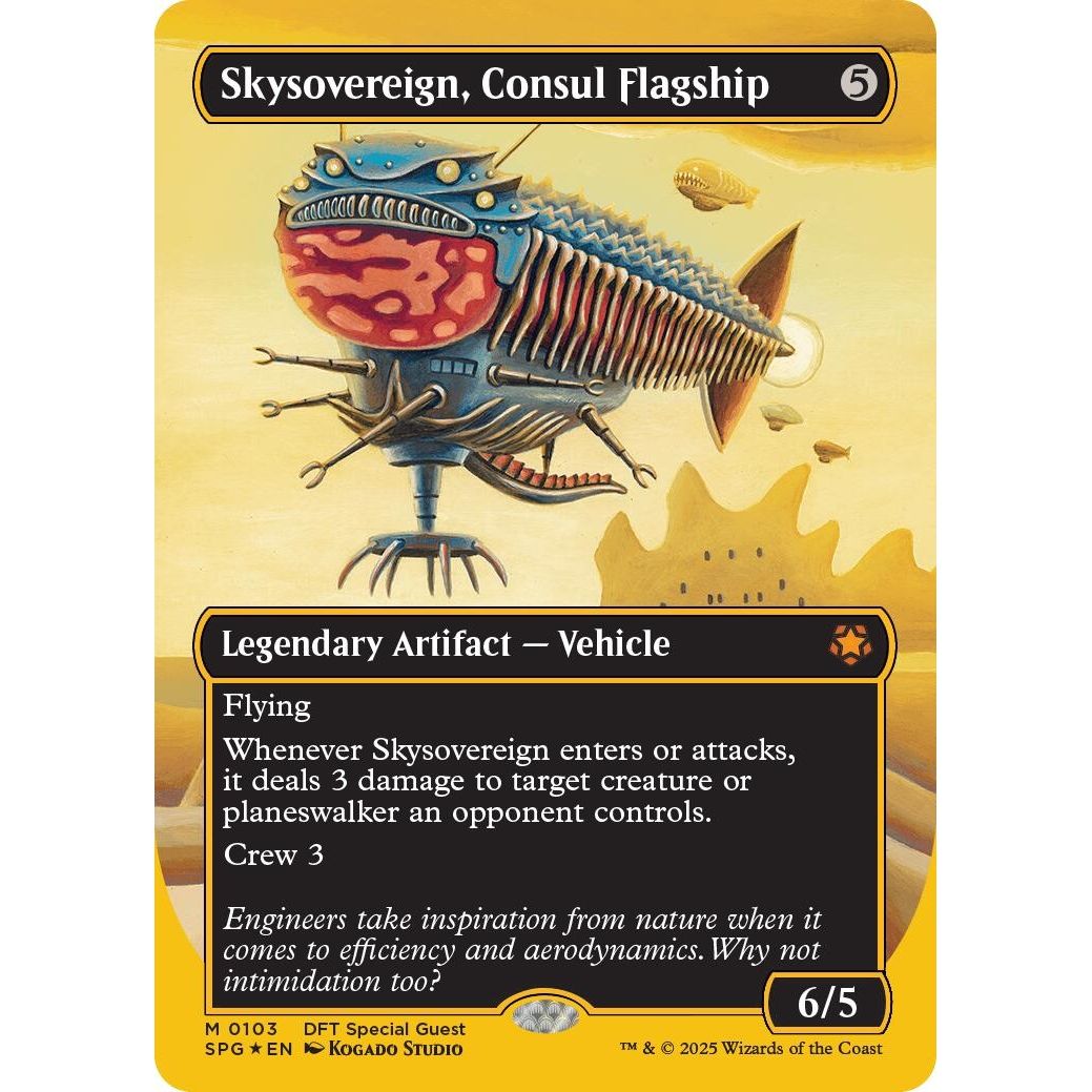 Image for Skysovereign, Consul Flagship (First-Place Foil) (103) (SPG) - Magic: The Gathering