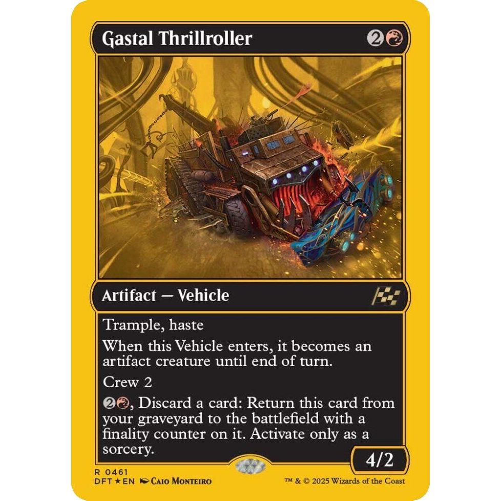 Image for Gastal Thrillroller (First-Place Foil) (461) (DFT) - Magic: The Gathering