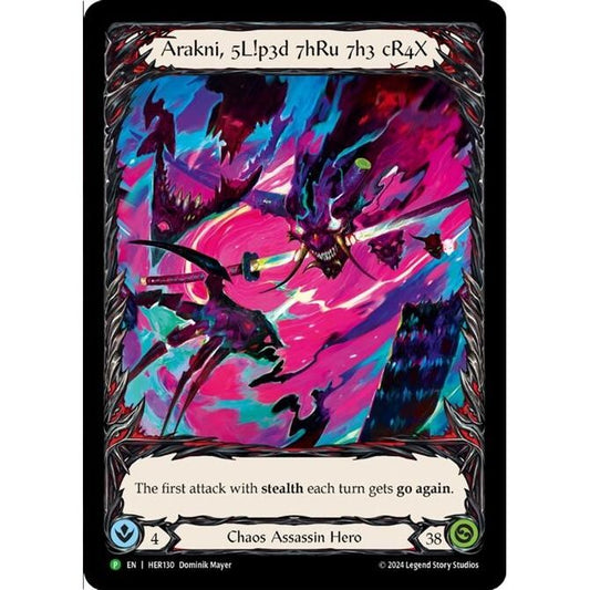 Image for Arakni, 5L!p3d 7hRu 73h cR4X (Extended Art) (HER130) (PR) - Flesh and Blood TCG