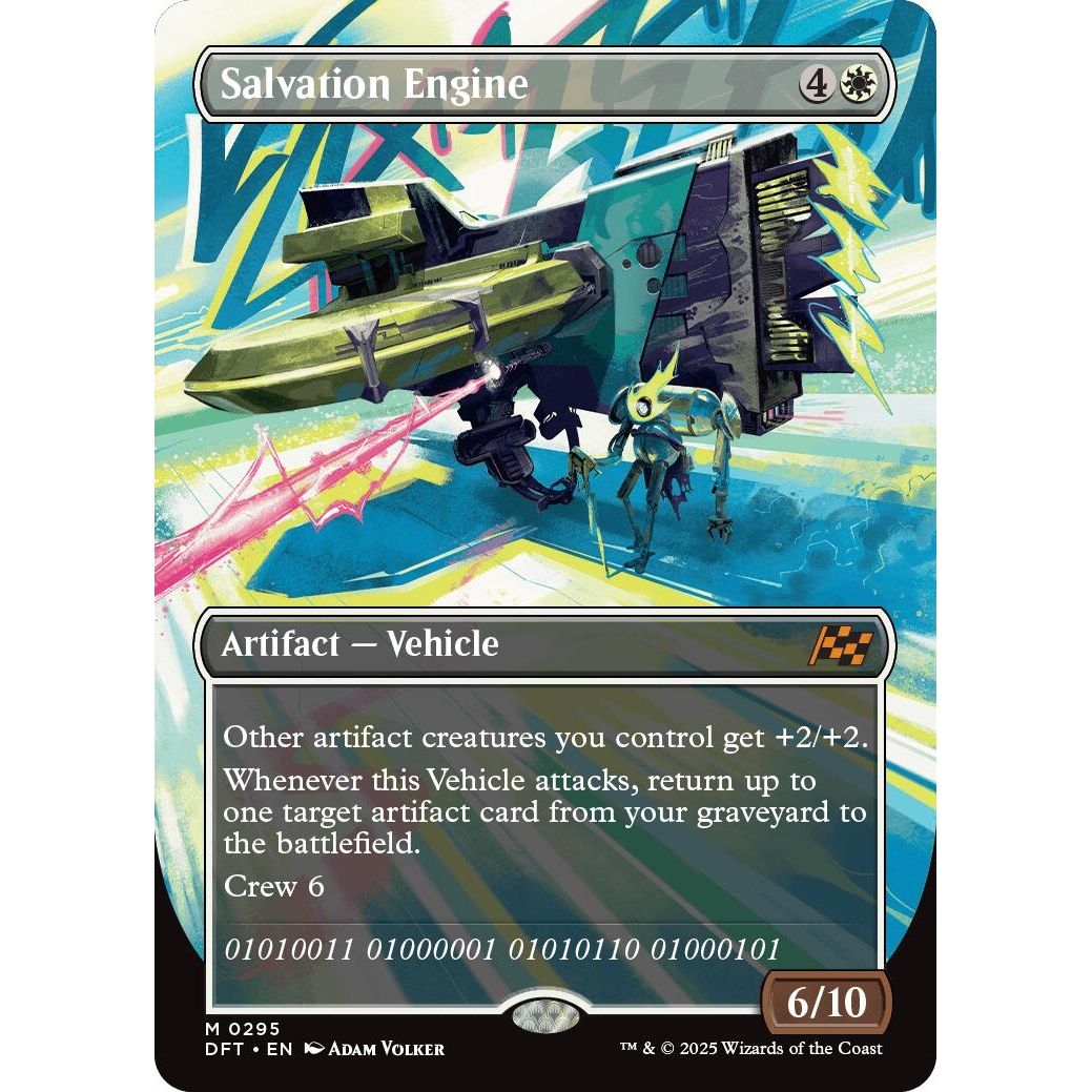 Image for Salvation Engine (Borderless) (295) (DFT) - Magic: The Gathering
