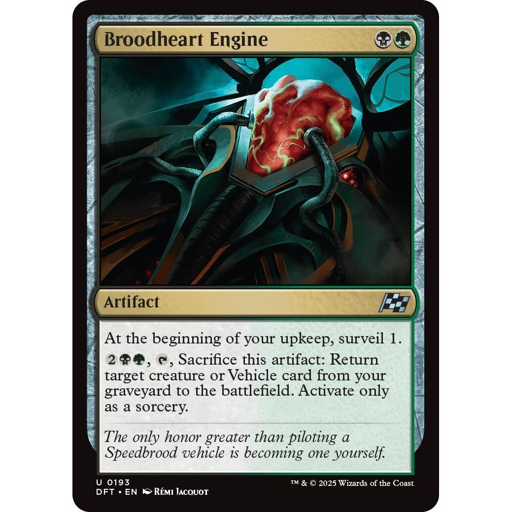 Image for Broodheart Engine (193) (DFT) - Magic: The Gathering