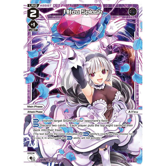 Image for Alfou Splash (WXDi-P15-040[EN]) (WXDi-P15) - WIXOSS