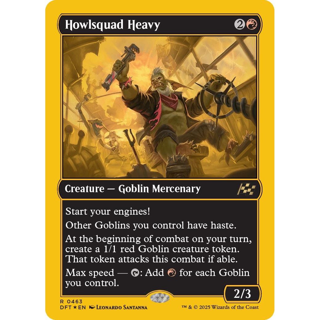 Image for Howlsquad Heavy (First-Place Foil) (463) (DFT) - Magic: The Gathering