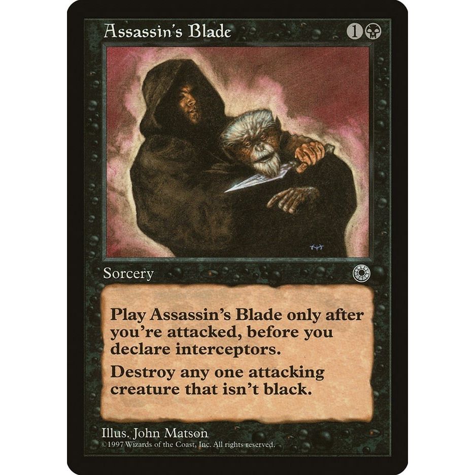 Image for Assassin's Blade (POR) - Magic: The Gathering