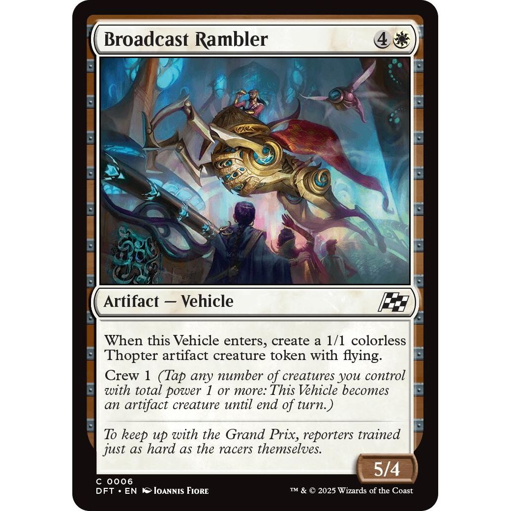 Image for Broadcast Rambler (6) (DFT) - Magic: The Gathering