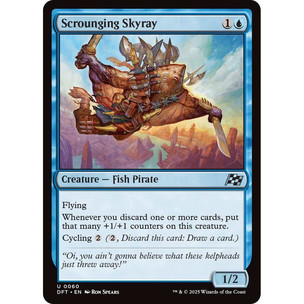 Image for Scrounging Skyray (60) (DFT) - Magic: The Gathering
