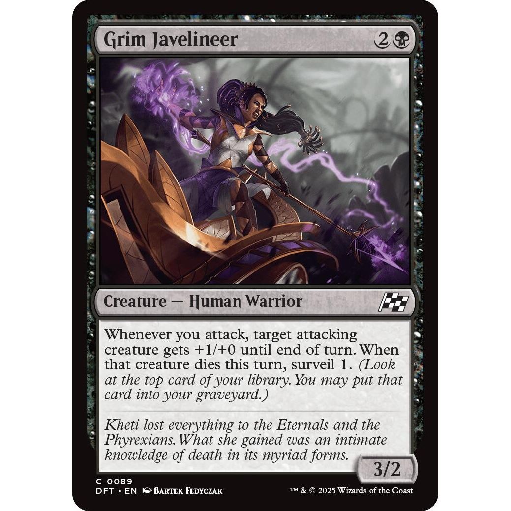 Image for Grim Javelineer (89) (DFT) - Magic: The Gathering