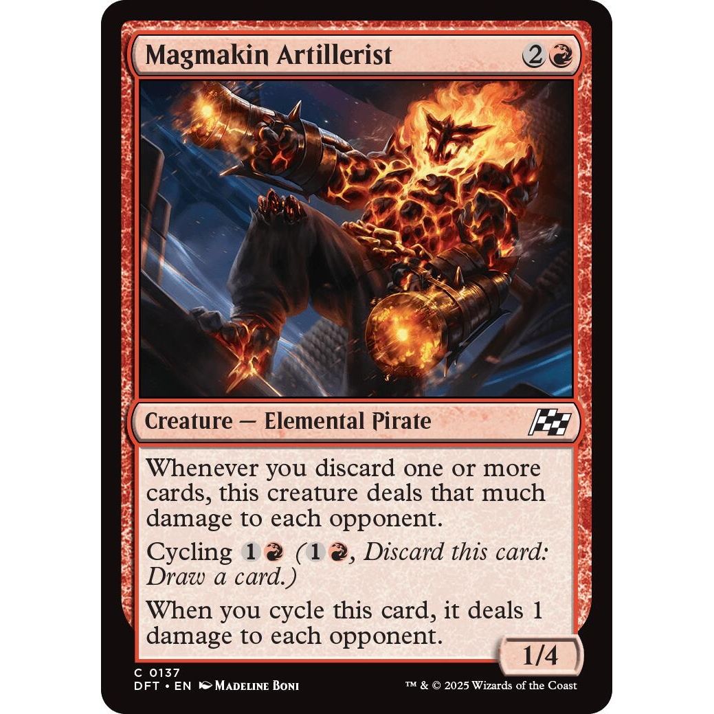 Image for Magmakin Artillerist (137) (DFT) - Magic: The Gathering