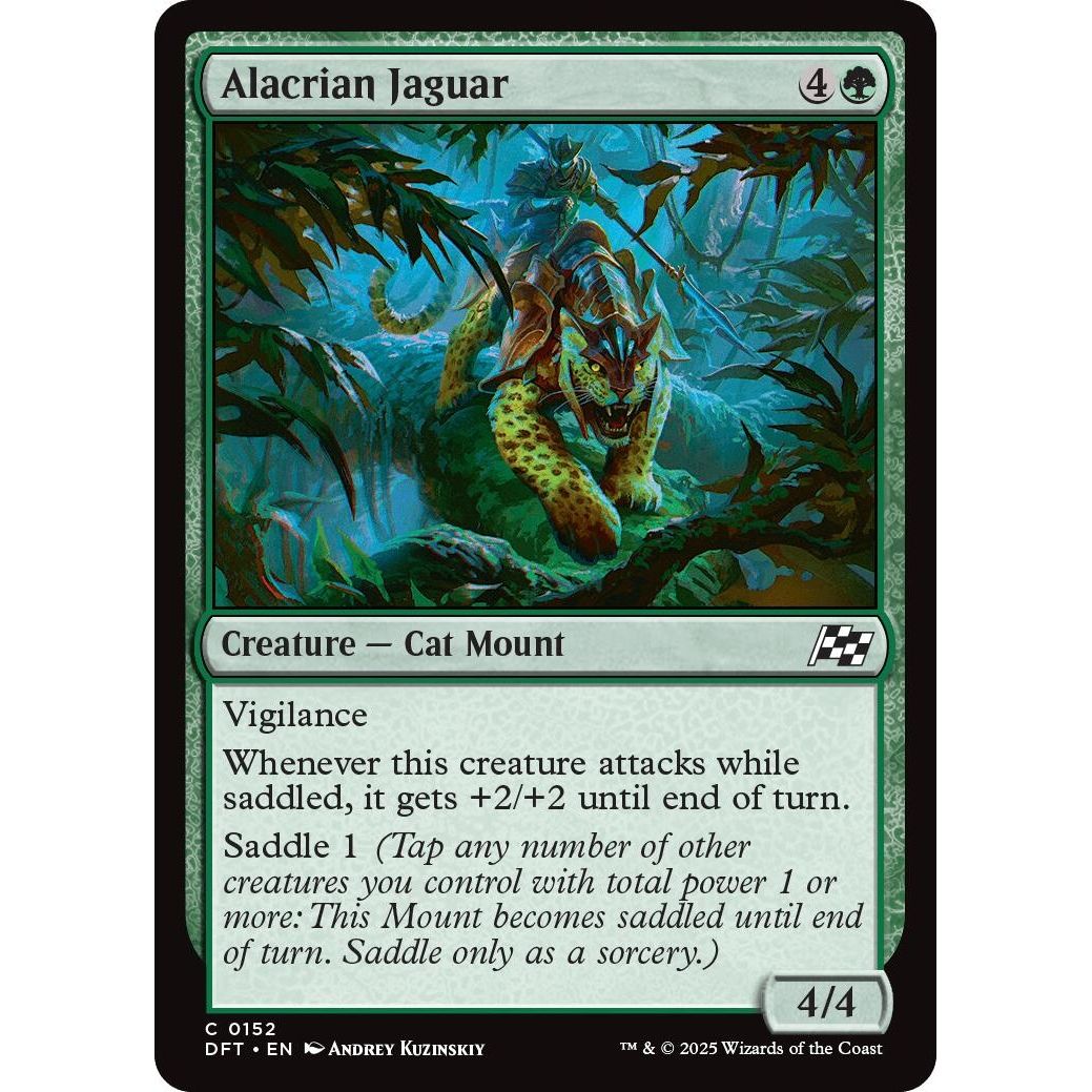 Image for Alacrian Jaguar (152) (DFT) - Magic: The Gathering