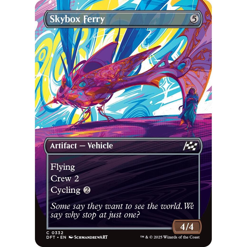 Image for Skybox Ferry (Borderless) (332) (DFT) - Magic: The Gathering