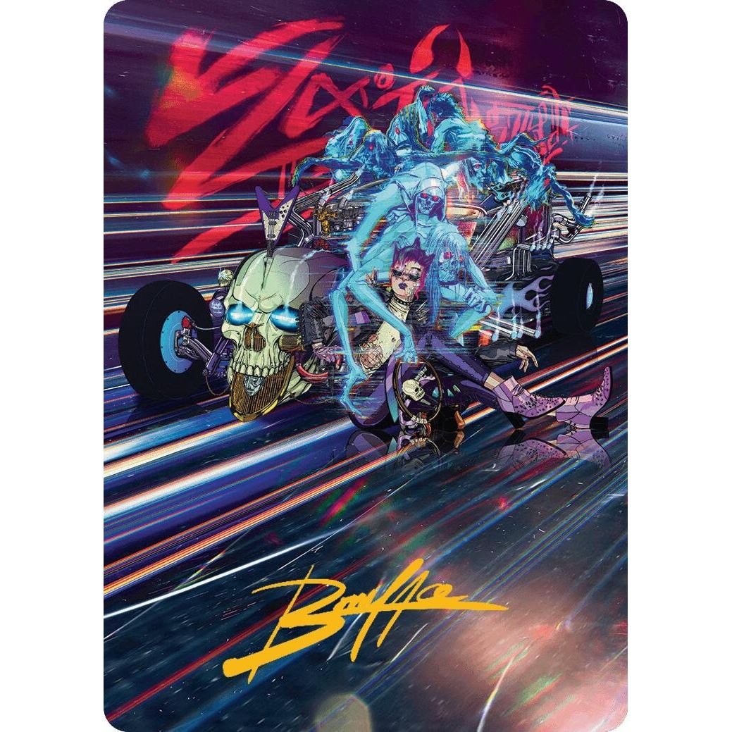 Image for Midnight Mangler Art Card (Gold-Stamped Signature) (38) (AADFT) - Magic: The Gathering