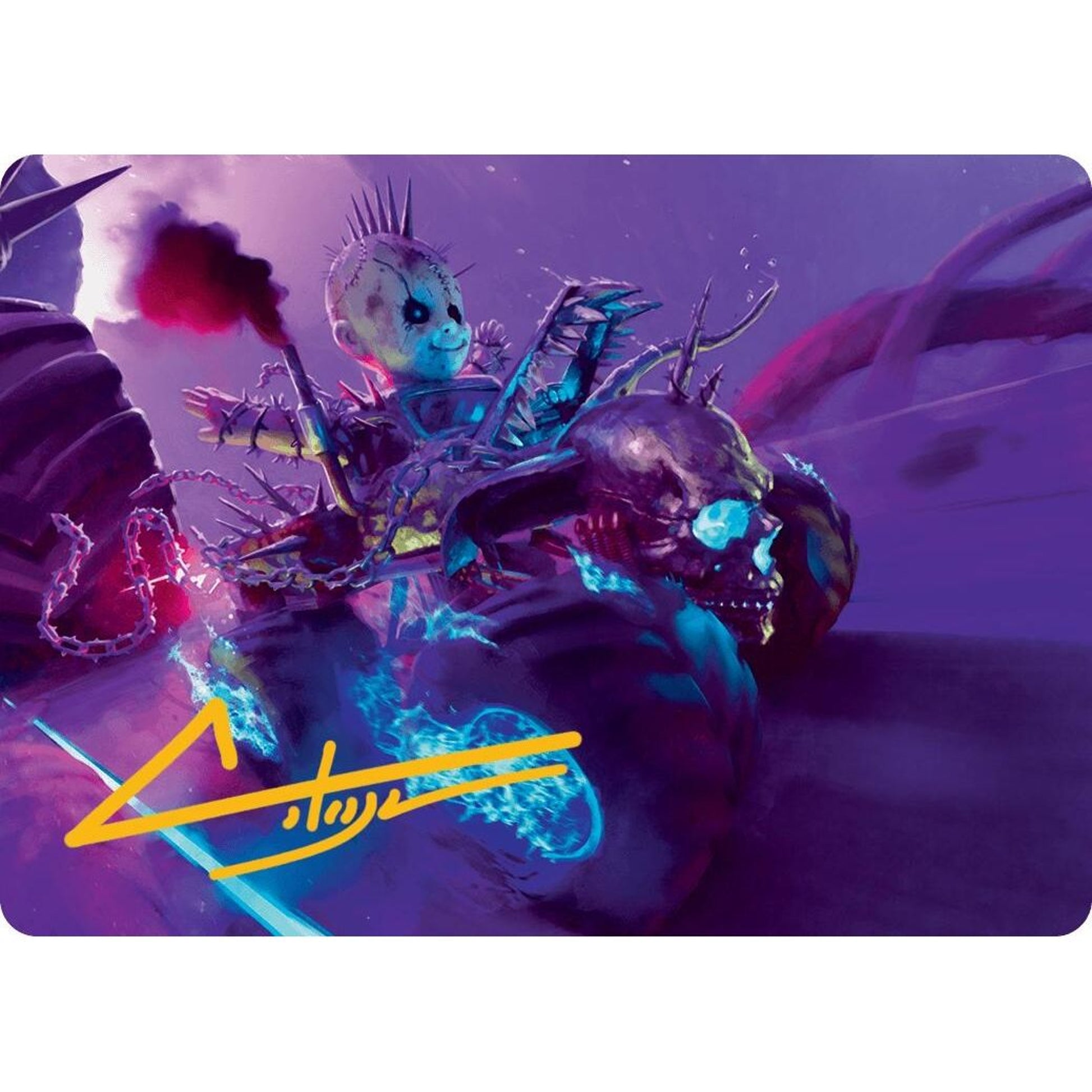 Image for Pactdoll Terror Art Card (Gold-Stamped Signature) (21) (AADFT) - Magic: The Gathering