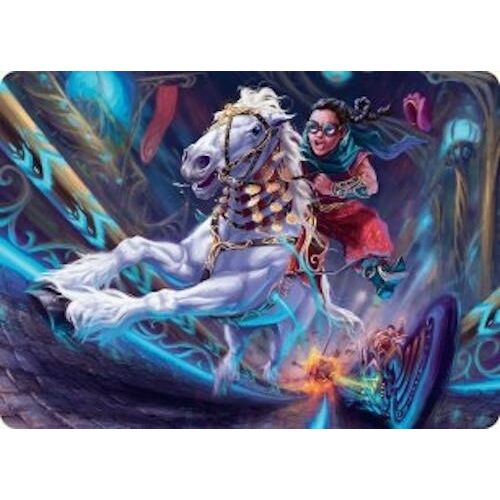 Image for Gilded Ghoda Art Card (34) (AADFT) - Magic: The Gathering