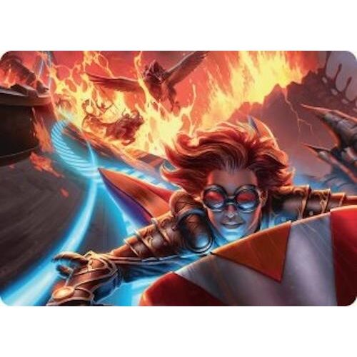 Image for Outpace Oblivion Art Card (24) (AADFT) - Magic: The Gathering