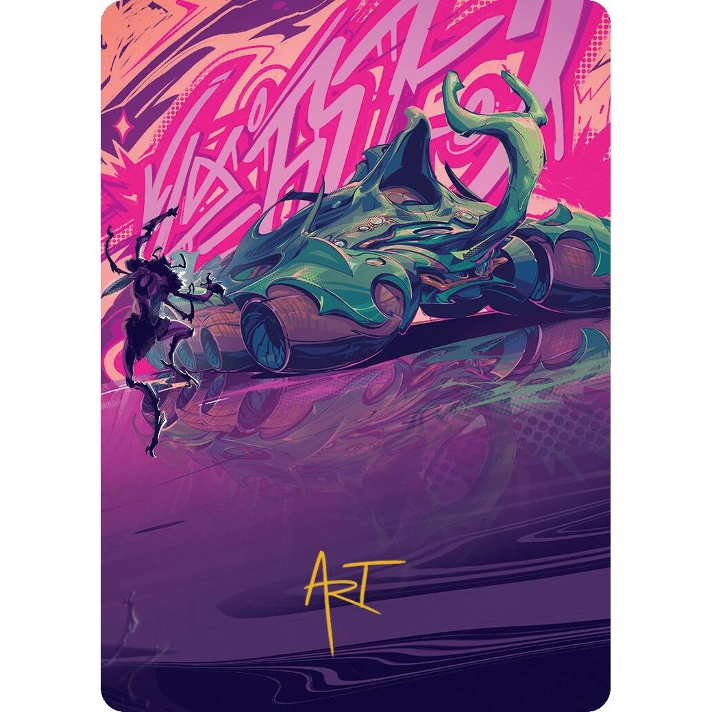 Image for Earthrumbler Art Card (Gold-Stamped Signature) (42) (AADFT) - Magic: The Gathering