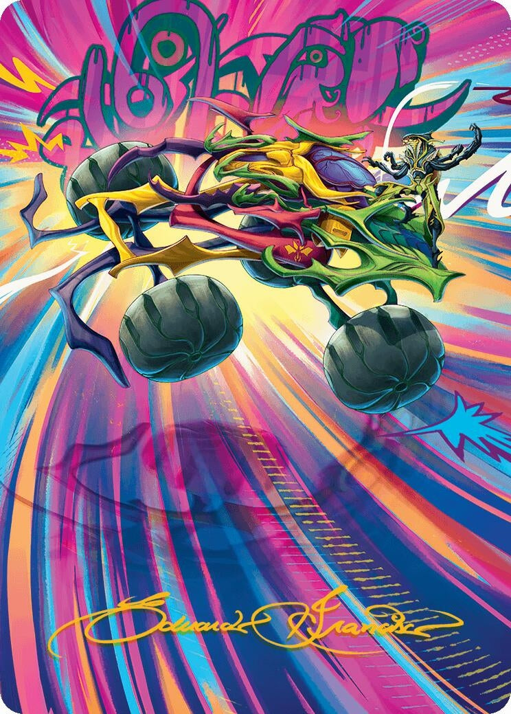 Image for Thunderous Velocipede Art Card (Gold-Stamped Signature) (43) - Magic: The Gathering