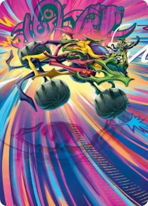 Image for Thunderous Velocipede Art Card (43) - Magic: The Gathering
