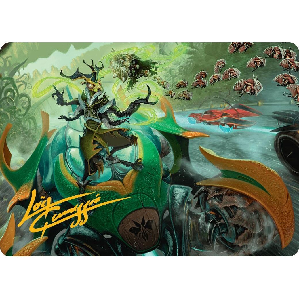 Image for Aatchik, Emerald Radian Art Card (15/54) (Gold-Stamped Signature) (15) (AADFT) - Magic: The Gathering