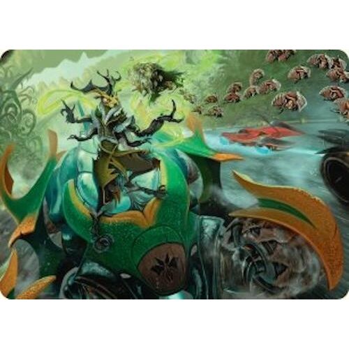 Image for Aatchik, Emerald Radian Art Card (15/54) (15) (AADFT) - Magic: The Gathering