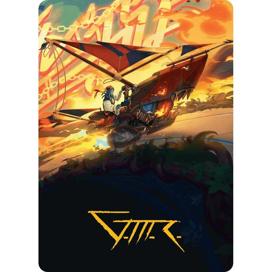Image for Boosted Sloop Art Card (Gold-Stamped Signature) (47) (AADFT) - Magic: The Gathering