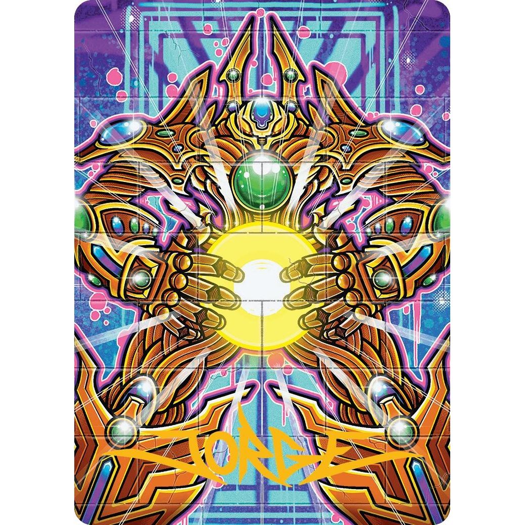 Image for Brightglass Gearhulk Art Card (Gold-Stamped Signature) (53) (AADFT) - Magic: The Gathering