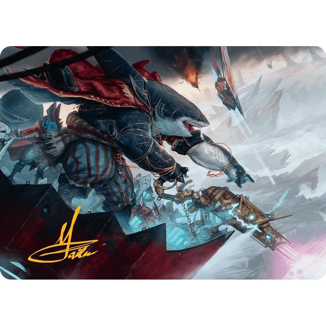 Image for Captain Howler, Sea Scourge Art Card (16/54) (Gold-Stamped Signature) (16) (AADFT) - Magic: The Gathering