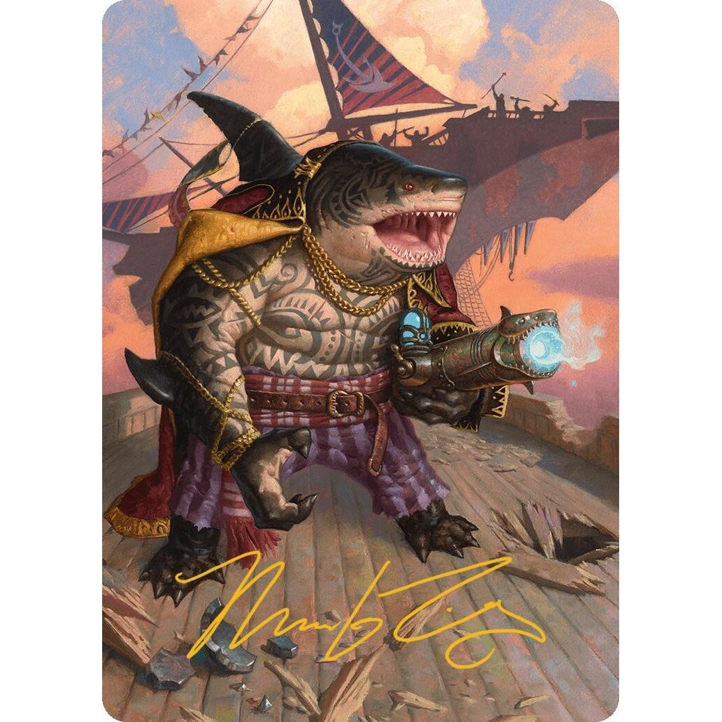 Image for Captain Howler, Sea Scourge Art Card (4/54) (Gold-Stamped Signature) (4) (AADFT) - Magic: The Gathering