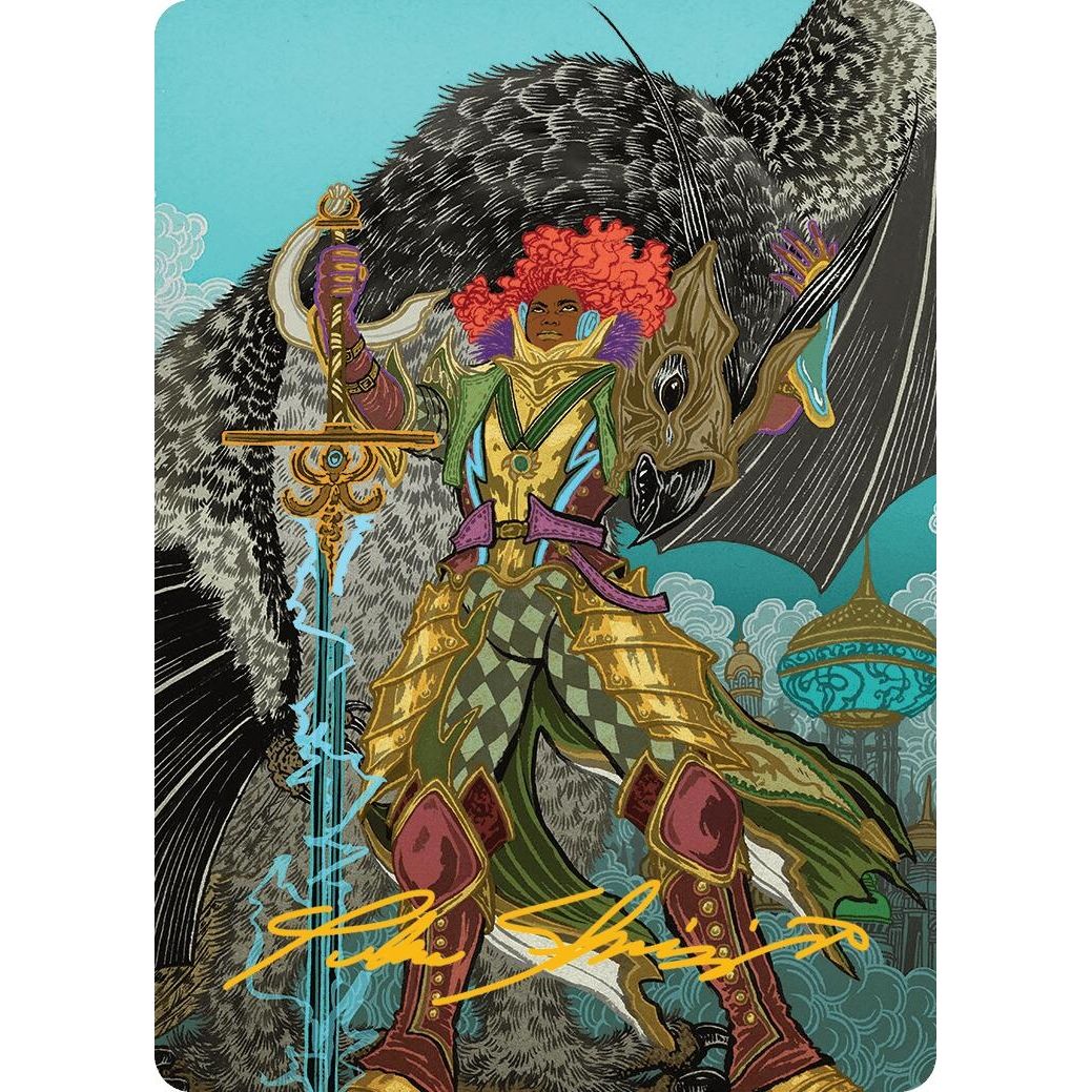 Image for Caradora, Heart of Alacria Art Card (3/54) (Gold-Stamped Signature) (3) (AADFT) - Magic: The Gathering