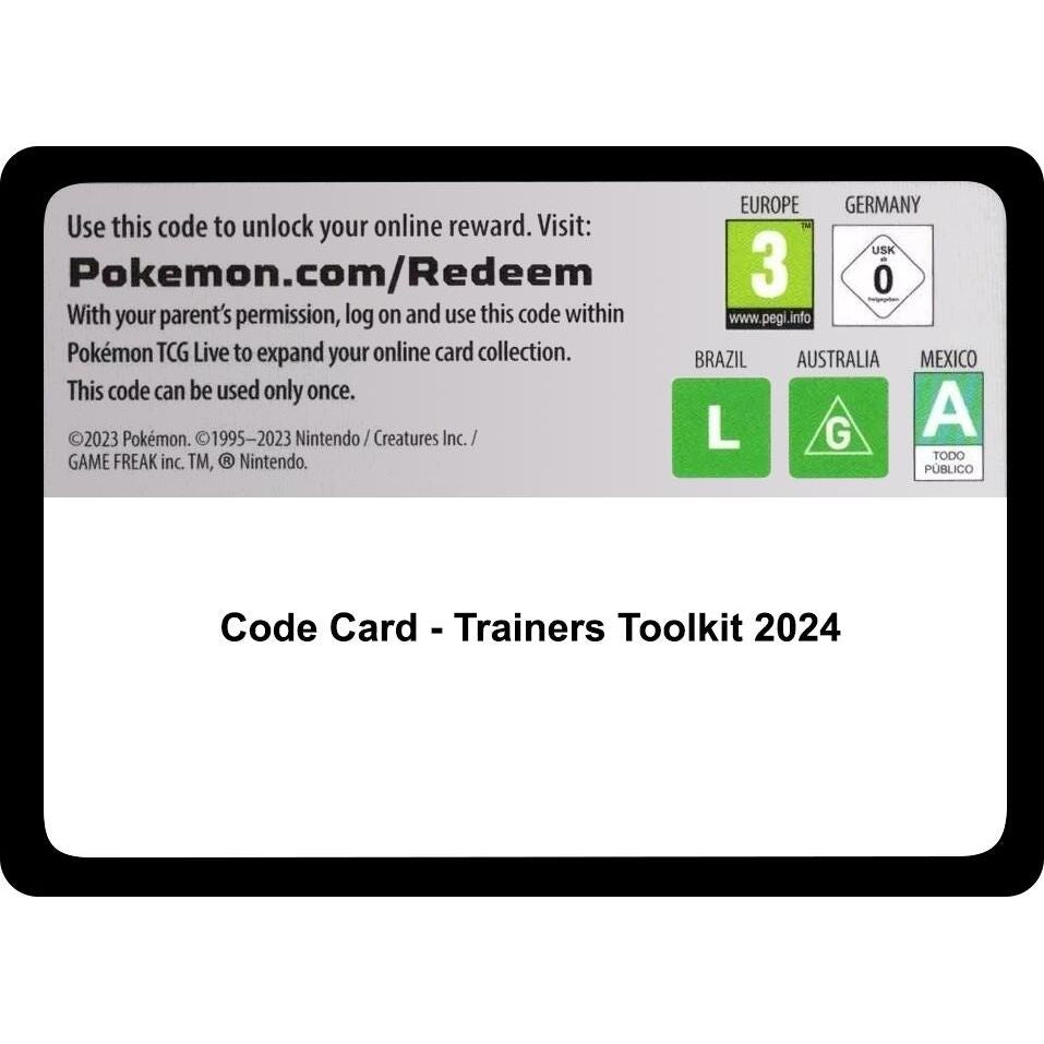 Image for Code Card - Trainers Toolkit 2024 (MCAP) - Pokemon