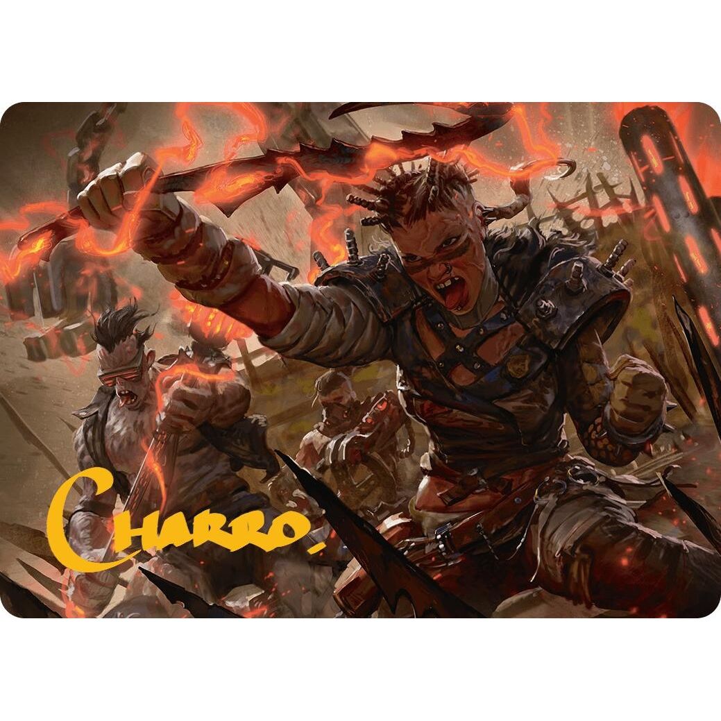 Image for Far Fortune, End Boss Art Card (11/54) (Gold-Stamped Signature) (11) (AADFT) - Magic: The Gathering