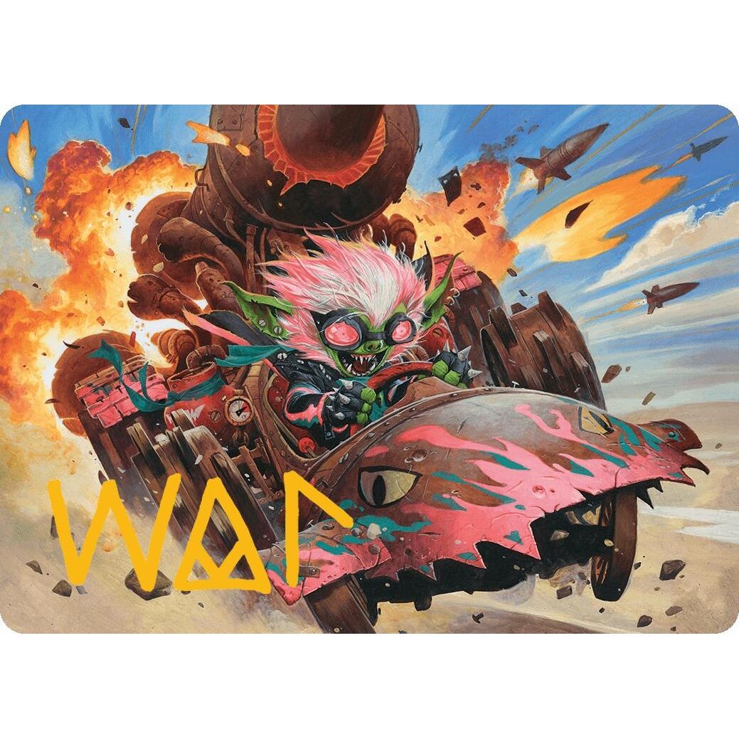 Image for Redshift, Rocketeer Chief Art Card (Gold-Stamped Signature) (13) (AADFT) - Magic: The Gathering