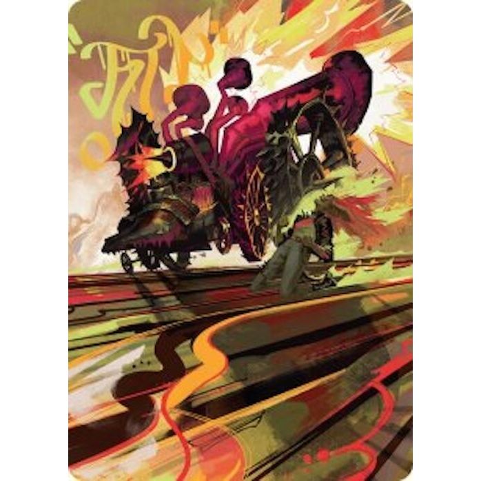 Image for Rocketeer Boostbuggy Art Card (49) (AADFT) - Magic: The Gathering