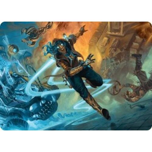 Image for Sita Varma, Masked Racer Art Card (26) (AADFT) - Magic: The Gathering