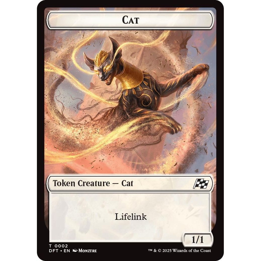 Image for Cat // Thopter (0010) Double-Sided Token (2 // 10) (DFT) - Magic: The Gathering